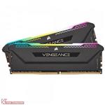 رم کورسیر 32 گیگابایت (2×16) دو کانال DDR4 3200 مدل Vengeance RGB PRO SL CL16