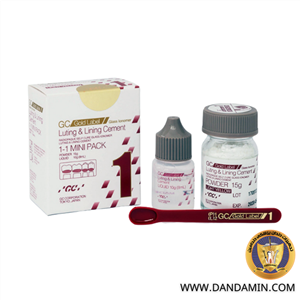 مواد و تجهیزات دندانپزشکی سمان گلاس آینومر لوتینگ جی سی GC FUJI I 