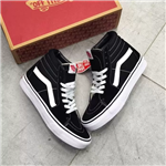 کتانی ونس ساقدار Vans mid Black White