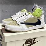 ایر جردن وان تراویس گلف Jordan 1 Low Golf Travis Scott Neutral Olive