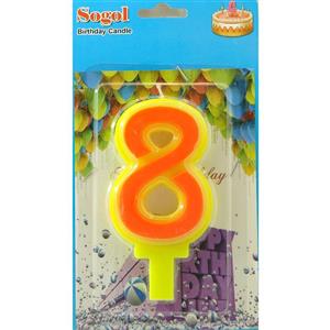 شمع سوگل طرح عدد 8