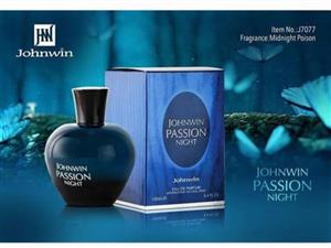 ادکلن پاسیون نایت دیور مدینایت پویزون زنانه جانوین جکوینز Johnwin passion NIGHT