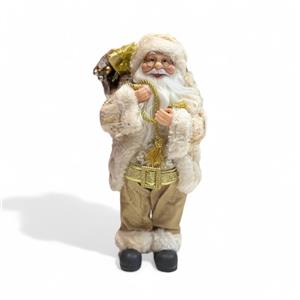 عروسک بابانوئل سفید قرمز 35cm