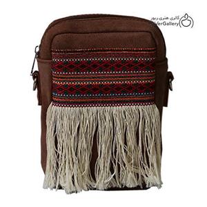 کیف دوشی چرم طبیعی دست ساز بهناز