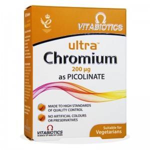 قرص اولترا کروم ویتابیوتیکس 60 عددی Vitabiotics Ultra Chromium 60 Tabs