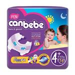 پوشک جان به به سایز 4+ تعداد 42عددی (canbebe)