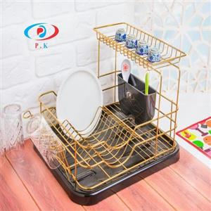 جا ظرفی رویال 1.5 طبقه طلایی کاوه کد 357