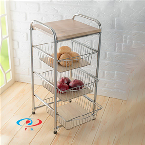 جا پیازی 3 طبقه کشویی استیل کاوه کد 512