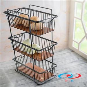 جا پیازی 3 طبقه مانا مستطیل مشکی کاوه کد 534