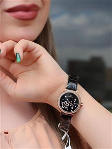 ساعت دخترانه ناوی فورس مدل 5016 موتور ژاپن بندقفلی ضدآب رنگ ثابت همراه با جعبه و پاکت اورجینال شرکتی کد 1916461