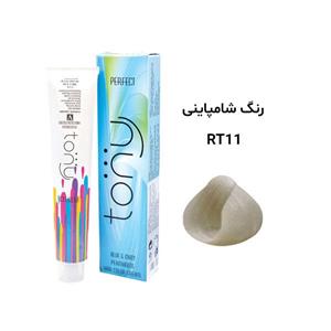 رنگ مو تونی شامپاینی RT11