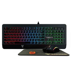 ماوس و کیبورد مخصوص بازی گیم دیاس مدل HERMES E1A همراه ماوس پد GamDias HERMES E1A Combo Mechanical Gaming Keyboard and Mouse