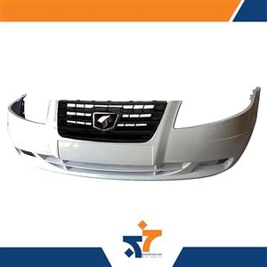 سپر جلو سمند سورن خاکستری متال با جلو پنجره ایساکویی