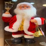 عروسک بابانوئل موزیکال چراغدار و رقصان ٣٠ سانت