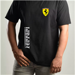 تیشرت طرح لوگوی ماشین فراری Ferrari Logo Tshirt C04