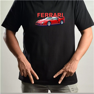 تیشرت طرح ماشین فراری Ferrari Tshirt C01 