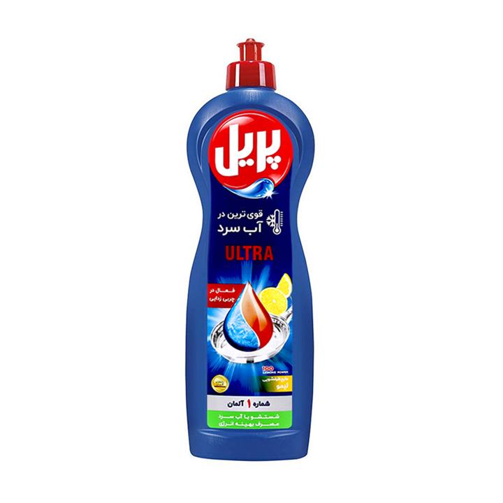مایع ظرفشویی اولترا پریل با رایحه لیمو  1 لیتری