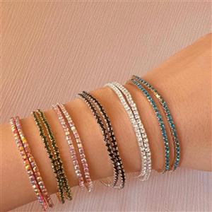 دستبند نگینی تنیسی کشی