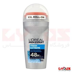 مام ضد تعریق Men Expert Fresh Extreme لورآل 50 میل