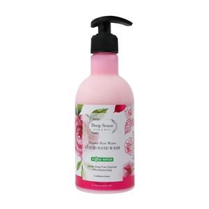 دیپ سنس مایع دست 400 میل رایحه Organic Rose Water 