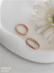 انگشتر زنانه مارک ژوپینگ نگین دار استیل رنگ ثابت ضد حساسیت آبکاری طلا کیفیت عالی کد 2015530