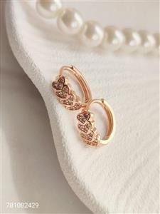 گوشواره حلقه ای زنانه مارک ژوپینگ استیل رنگ ثابت ضد حساسیت کیفیت عالی آبکاری طلا کد 1615557 