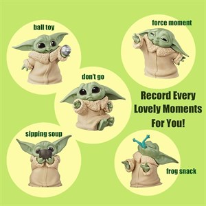 فیگور بی بی یودا استاروارز 6 عددی Baby Yoda Star wars