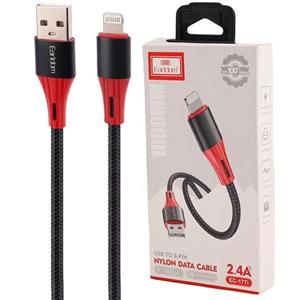 کابل آیفونی فست شارژ Earldom EC-177i 2.4A 1m