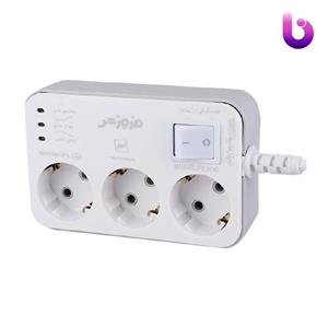 محافظ برق یخچال و فریزر 3 خانه ارت دار فروزش با کابل 2.8 متری FR300