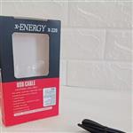 کابل آیفونی فست شارژ X-Energy X-220 2.4A 1m