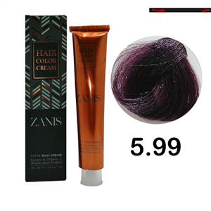 رنگ مو زانیس سری بنفش کد 5.99