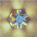 چراغ دکوراتیو شش طرفه لوله ای لنز تخت زمرد نور (رنگ پایه/6*1w) کد 113-6