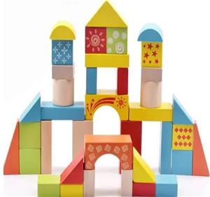 بریکس چوبی ۴۰ قطعه WOODEN TOYS