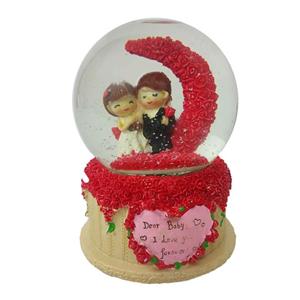 گوی موزیکال طرح Love crescent