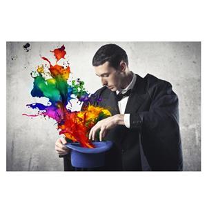 تابلو شاسی طرح شعبده باز کد 0130
