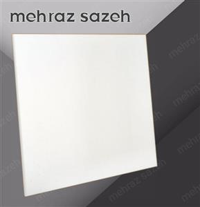 تایل سقفی پی وی سی pvc سقف کاذب سفید براق ابعاد 60 در 60