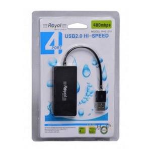 هاب USB 2.0 چهار پورت رویال مدل RH2-210