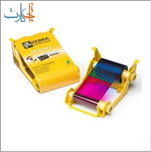 ریبون رنگی 200 عکس زبرا Zebra ZXP3 YMCKO Ribbon غیر  
