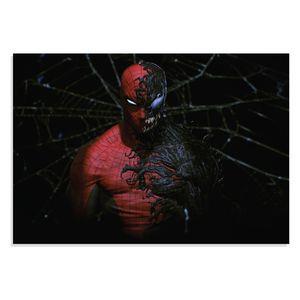 پوستر طرح ونوم و مرد عنکبوتی Venom Taking Over Spiderman مدل NV0980
