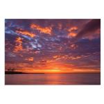 پوستر طرح غروب آفتاب آسمان دریا Sunset Sea Skyمدل NV0878