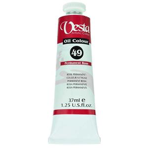 رنگ روغن وستا مدل Permanent Rose 49 حجم 37 میلی لیتر