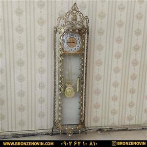 ساعت ایستاده برنزی مدل گل آفتابگردان کد ۷۴۰۳