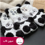 قاب گوشی آیفون Panda عروسکی پشمالو