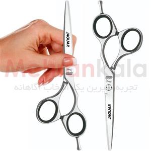 قیچی اصلاح حرفه ای جگوار مدل Silver Class Premium Stainless Steel Hairdressing Scissor 