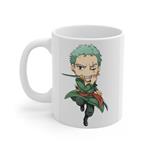 ماگ طرح کاوایی انیمه وان پیس رورونوا زورو One Piece Anime Roronoa Zoro مدل NM0045