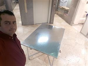 میز شام و کار گالوانیزه فلزی و آهنی صنایع فلزی غلامی کد x-8