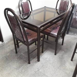 میز غذا خوری رستورانی با صندلی (میز شرکتی) کد x-12