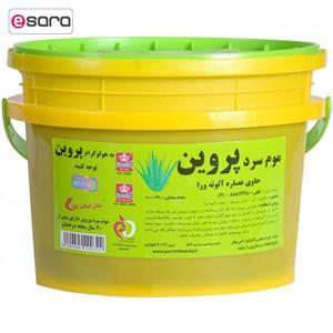 موم سرد پروین مدل Aloevera حجم 4000 گرم 