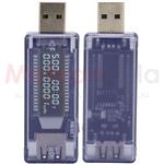 تستر و نشانگر میزان جریان و ولتاژ کی وی سی مدل USB TESTER