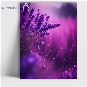 تابلو فنگ شویی طرح دشت لوندر3